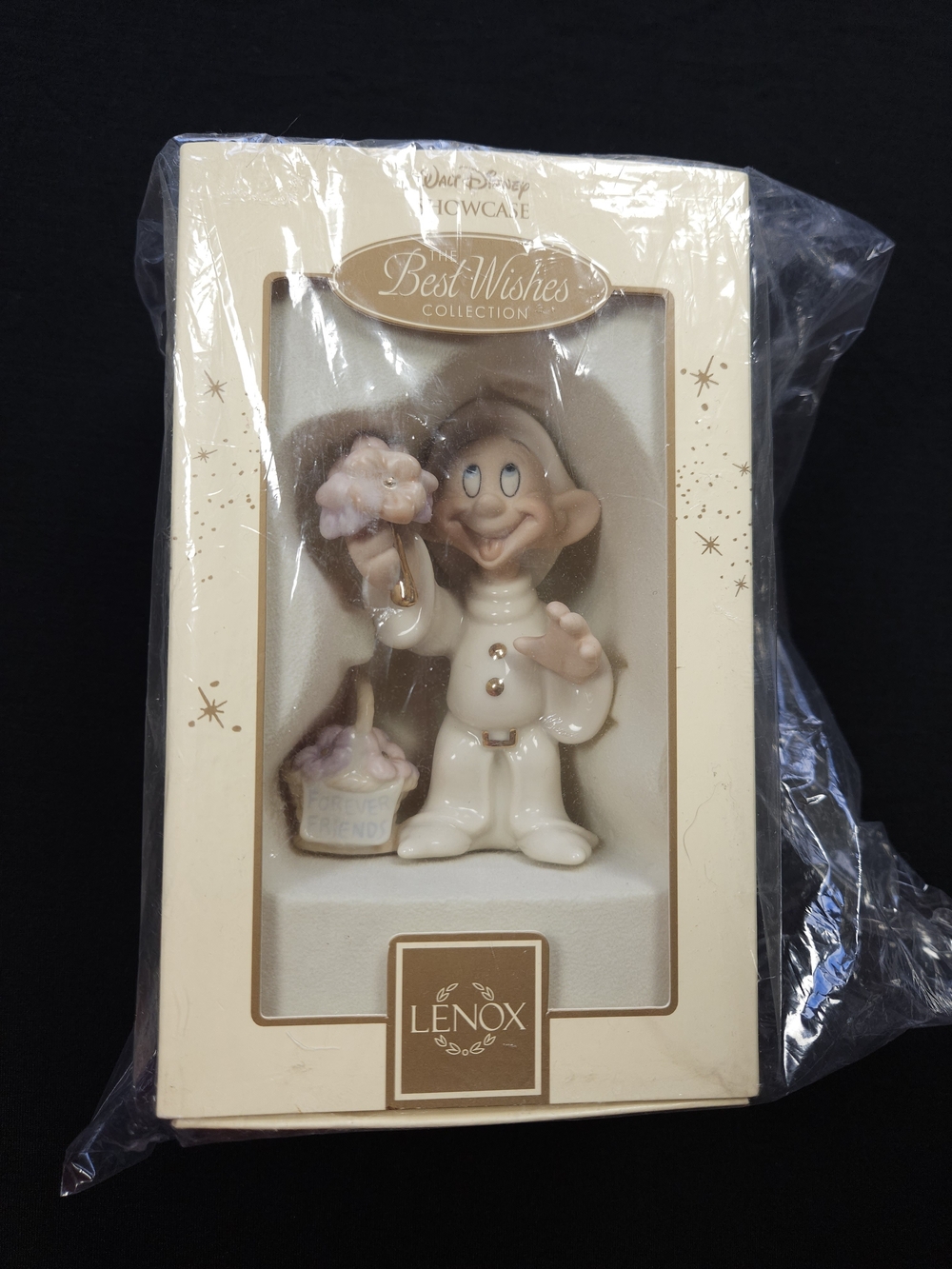 Lenox Dopey Figurine in Cream and Pink - Best Wishes Collection